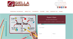 Desktop Screenshot of giellainsurance.com