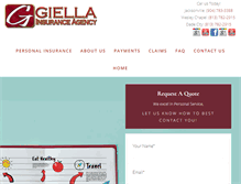 Tablet Screenshot of giellainsurance.com